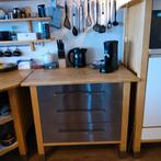 Mooie kast uit de varde ikea serie keukenblok met lades hout, Huis en Inrichting, Ophalen, Zo goed als nieuw, 25 tot 50 cm