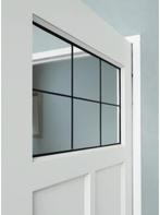 Paneeldeur met klein glas stomp | Glas mee te bestellen, Doe-het-zelf en Verbouw, Deuren en Horren, Niet ingevuld, 80 tot 100 cm