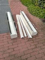 3 rolluiken, Doe-het-zelf en Verbouw, Rolluiken, 100 tot 150 cm, Gebruikt, Wit, Ophalen