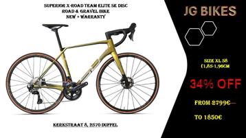 *PROMO ALERT* superior x-road disc carbon *NIEUW 0km* beschikbaar voor biedingen