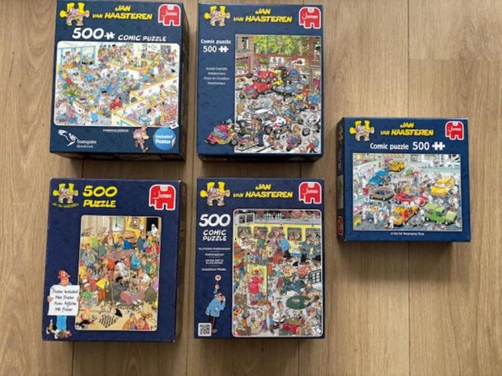 Jan van Haasteren puzzels 500 stukjes, Hobby en Vrije tijd, Denksport en Puzzels, Zo goed als nieuw, 500 t/m 1500 stukjes, Ophalen of Verzenden