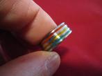 Reggae Rasta ring Ø 20,8 mm, Nieuw, 20 of groter, IJzer of Staal, Zilver