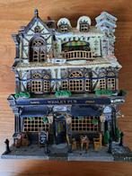 lemax 7 huisjes +treintje  + Kerst spullen, Diversen, Kerst, Ophalen, Zo goed als nieuw