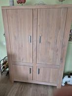 Eiken Broodkast Tjade ( grey) molenaar meubels, Huis en Inrichting, Kasten | Buffetkasten, Met deur(en), 200 cm of meer, Eikenhout
