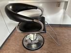 Zwarte kappersstoelen, Huis en Inrichting, Stoelen, Ophalen, Gebruikt, Twee, Zwart