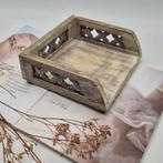 Houten Servethouder met Ornamenten, Ophalen of Verzenden, Nieuw