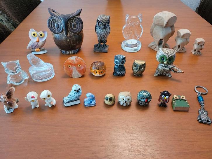 Beeldje uil uiltje uilen beeldjes waxinelichtje uiltjes pot, Verzamelen, Beelden en Beeldjes, Zo goed als nieuw, Dier, Ophalen of Verzenden