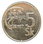 Slowakije 5 Korun 1993, Postzegels en Munten, Munten | Europa | Niet-Euromunten, Ophalen of Verzenden, Losse munt, Overige landen