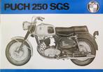 Folder PUCH 250 SGS 11/ 1967, Motoren, Ophalen of Verzenden, Overige merken