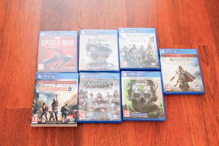 7x PS4 games. Call of duty / assasins creed etc, Spelcomputers en Games, Games | Sony PlayStation 4, Gebruikt, Avontuur en Actie