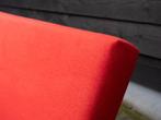 Vintage Slaapbank | Daybed rood | Retro design, Huis en Inrichting, Banken | Bankstellen, Gebruikt, 150 tot 200 cm, Driepersoons
