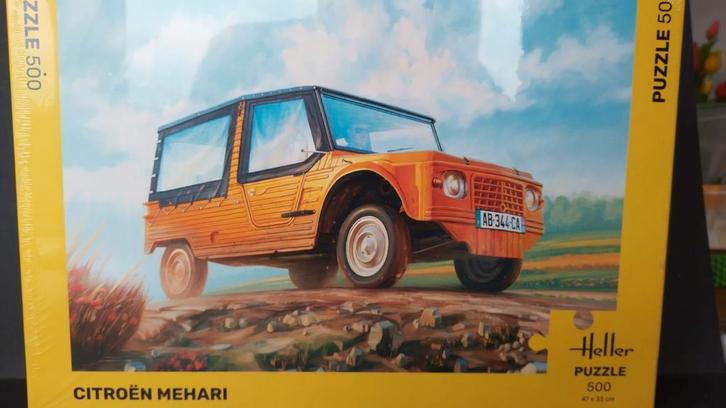 Citroen Mehari Puzzel 500 Stukjes Heller Pol, Hobby en Vrije tijd, Denksport en Puzzels, Nieuw, Legpuzzel, 500 t/m 1500 stukjes