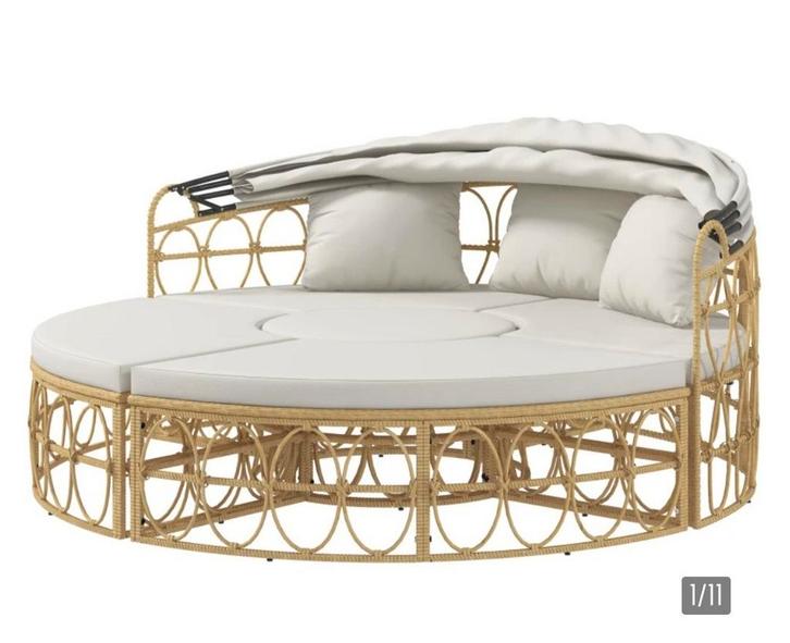 Nieuwe loungeset in doos - mist 1 kussen, Tuin en Terras, Tuinsets en Loungesets, Ophalen