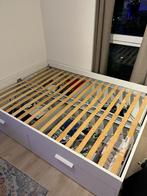 IKEA BRIMNES tweepersoonsbed – mag weg!, Ophalen, Gebruikt, Wit, Tweepersoons