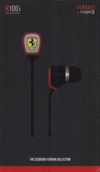 SCUDERIA FERRARI RED R100I NOISE ISOLATING EARPHONES LOGIC3, Audio, Tv en Foto, Koptelefoons, Verzenden, Nieuw, Overige merken