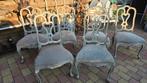 Brocante antieke queen ann keuken stoelen, Huis en Inrichting, Stoelen, Ophalen, Brocante queen ann antieke klaziek, Bruin, Zo goed als nieuw