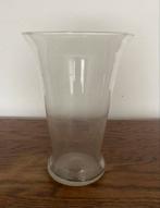 Glazen Vazen, Wit, Ophalen of Verzenden, Minder dan 50 cm, Glas