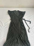 Pigalle omslag jurk groen/zwart maat 38, Maat 38/40 (M), Ophalen of Verzenden, Zo goed als nieuw, Onder de knie