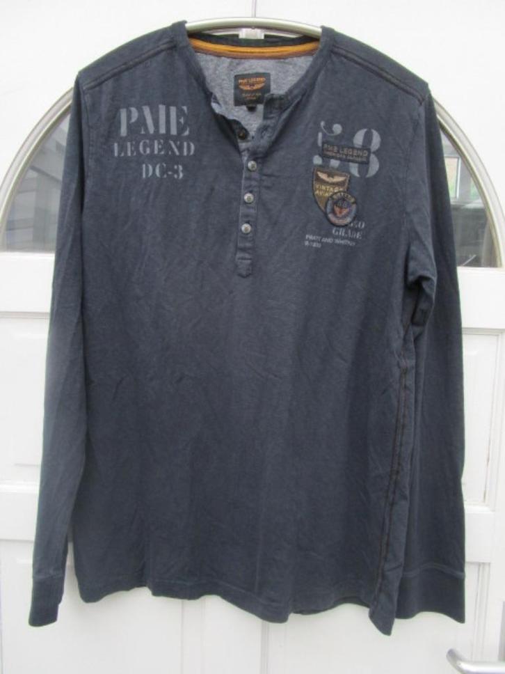 PME Legend trui, maat L valt als M, Kleding | Heren, Truien en Vesten, Zo goed als nieuw, Maat 48/50 (M), Blauw, Ophalen