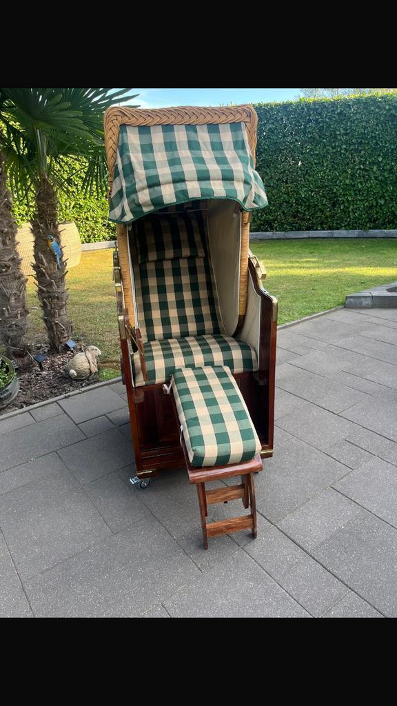 Garden cocoon / Strandkorf / strandstoel, Tuin en Terras, Tuinbanken, Hout, Ophalen of Verzenden