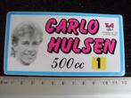 sticker carlo hulsen 500cc motorcross motocross, Verzamelen, Sport, Zo goed als nieuw, Verzenden