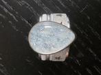 Zilver/witte IXXXI ring mt 18. H12, Ophalen of Verzenden, Zo goed als nieuw, Dame, Zilver