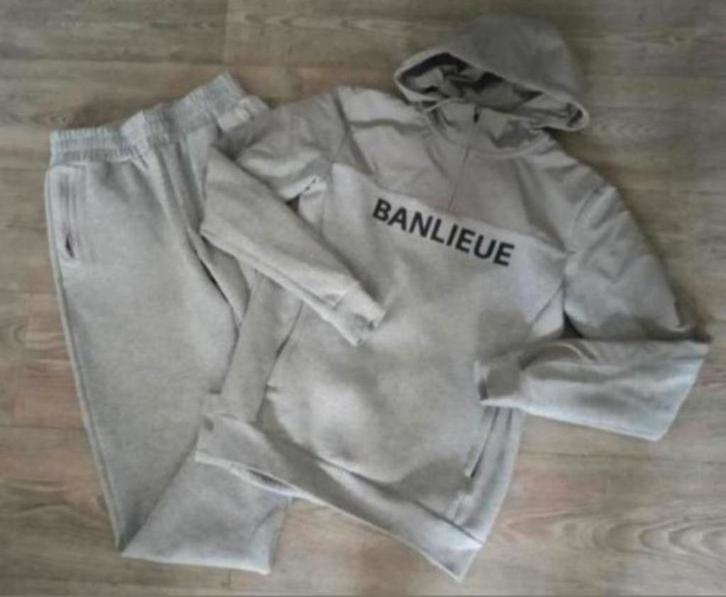 🧔trainings/joggingpak van banlieue maat S🧔, Kleding | Heren, Sportkleding, Zo goed als nieuw, Algemeen, Maat 46 (S) of kleiner