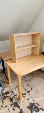 Klaptafel zgan en niet inklapbare tafel hout + opzet planken, Ophalen, Zo goed als nieuw, Hout, 50 tot 100 cm