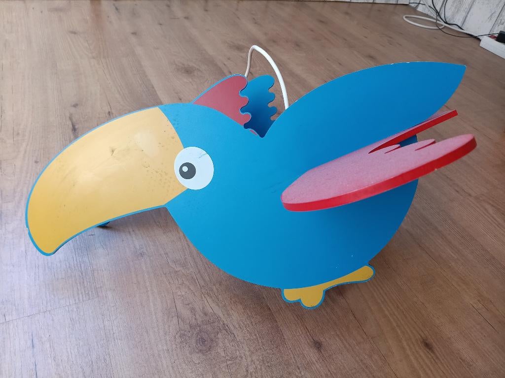 Kinderkamer lamp pelikaan, Ophalen, Gebruikt, Hout, Minder dan 50 cm