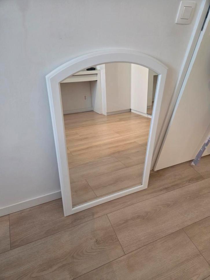 Ikea Matredal Spiegel - Wit, Huis en Inrichting, Woonaccessoires | Spiegels, Zo goed als nieuw, 50 tot 75 cm, 100 tot 150 cm, Rechthoekig