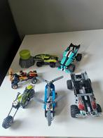 Lego technic diverse voertuigen, Verzenden, Gebruikt, Complete set, Lego