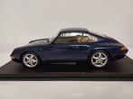 1:12 Porsche 911 (993) Carrera - Donkerblauw - Incl. Vitrine, Auto, ., Nieuw, Ophalen of Verzenden