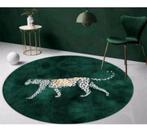Groot vloerkleed set Luipaard 160 x 120 rond 80 kleed tapijt, 100 tot 150 cm, Nieuw, Ophalen of Verzenden, H