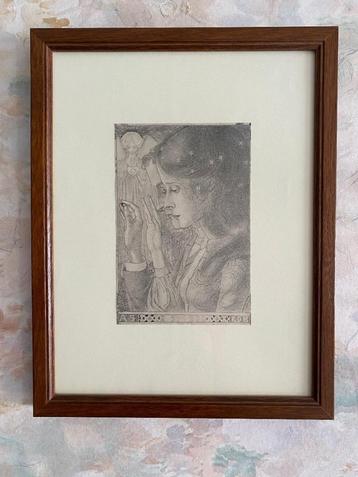 Oude   Prent   Jan   Toorop  .   1906 beschikbaar voor biedingen