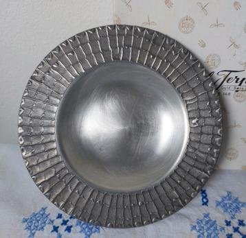 Jyde-kunst Real Pewter vintage tinnen bord schaaltje  beschikbaar voor biedingen