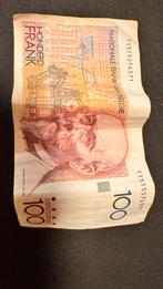 100 Frank Biljet - België 1994, Ophalen, Los biljet