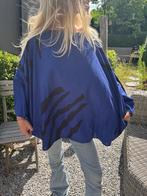 Blauwe poncho, Maat 38/40 (M), Designer, Blauw, Ophalen of Verzenden