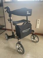 Rollator Luxo Medium Parvum champagne, Diversen, Rollators, Ophalen, Opvouwbaar, Zo goed als nieuw
