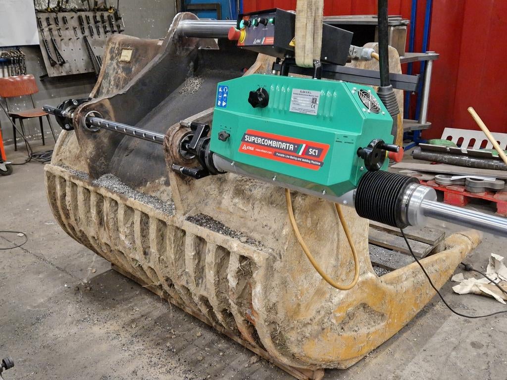 Mobiel kotteren, lijnboren, gaten bewerken, speling in gaten, Ophalen