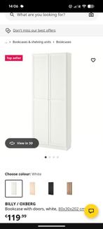 Witte Kast met Deuren - 80x30x202 cm, Overige materialen, Met deur(en), 200 cm of meer, Zo goed als nieuw