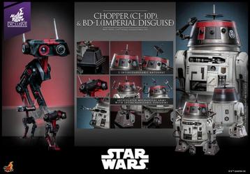 Star Wars AF 1/6 Chopper 18cm & BD-1 8 cm Hot Toys Exclusive beschikbaar voor biedingen