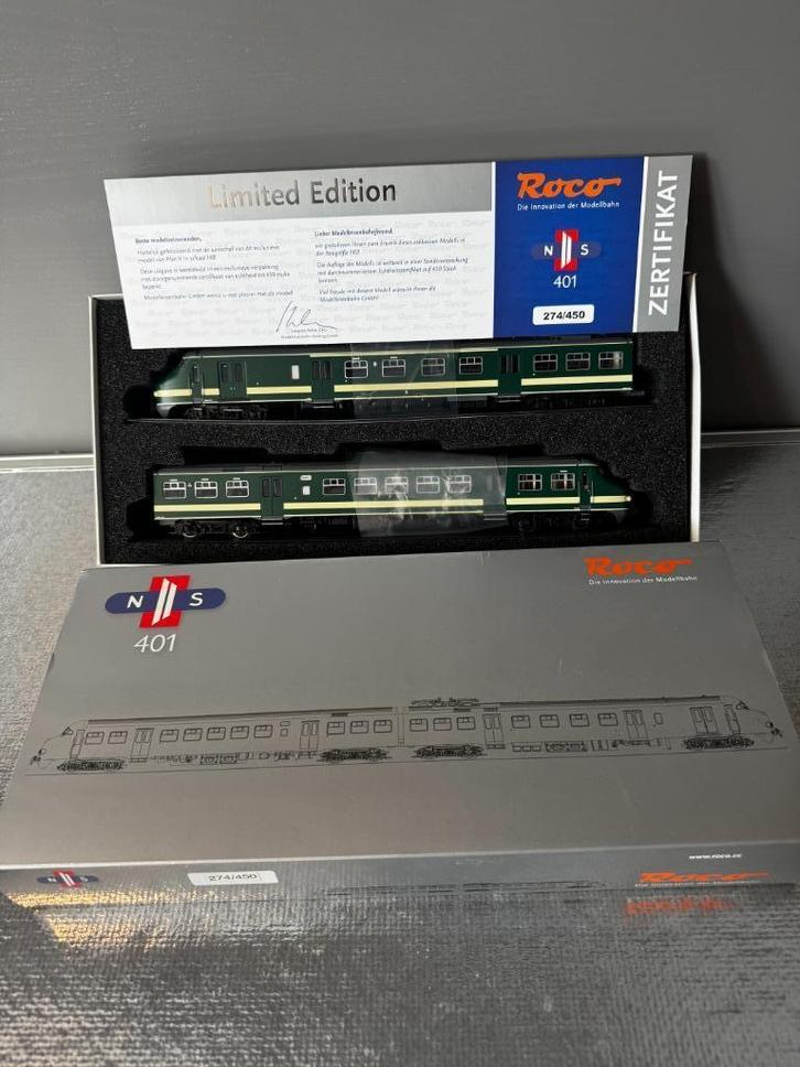 Roco NS Plan V Sound Limited edition 401 H0 63157, Hobby en Vrije tijd, Modeltreinen | H0, Zo goed als nieuw, Treinset, Gelijkstroom