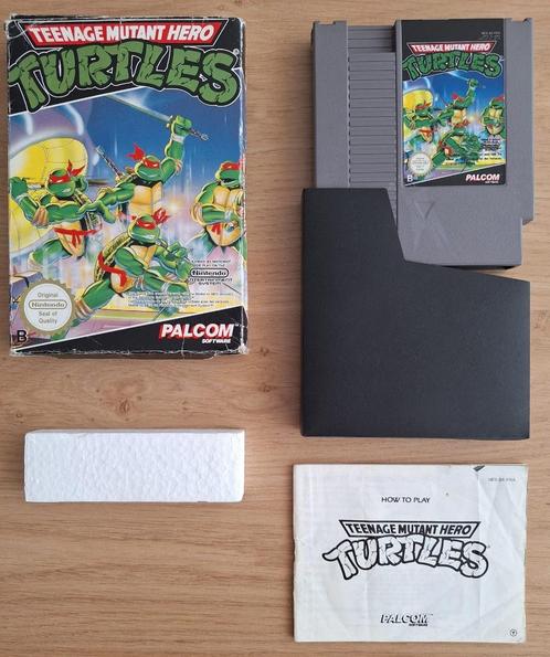 Teenage Mutant Hero Turtles 1 (CIB) - NES, Spelcomputers en Games, Games | Nintendo NES, Gebruikt, Avontuur en Actie, 2 spelers