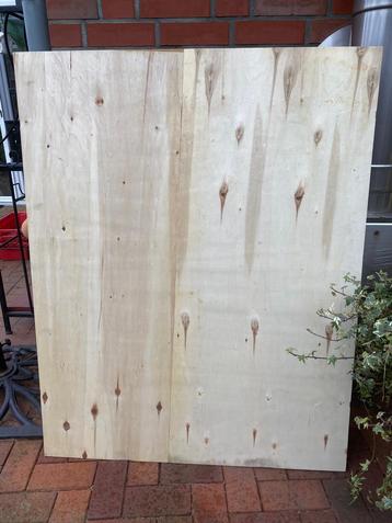 13 multiplex panelen 124x 98 cm. beschikbaar voor biedingen