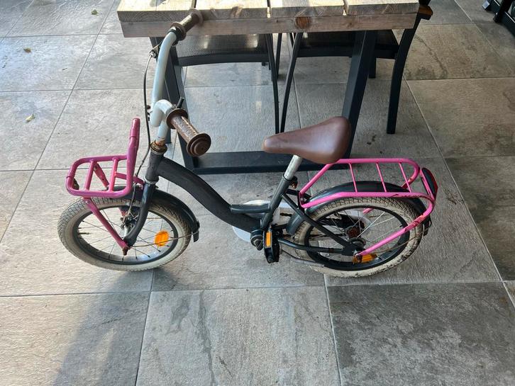 Leuke 16 inch kinderfiets, Fietsen en Brommers, Fietsen | Meisjes, Gebruikt, 16 inch, Handrem, Ophalen