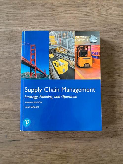Sunil Chopra - Supply Chain Management (7e editie), Boeken, Studieboeken en Cursussen, Zo goed als nieuw, WO, Ophalen of Verzenden
