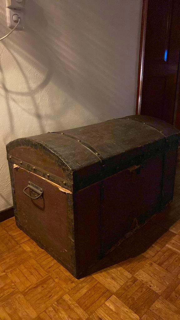 Antieke Koffer - Begin 20e Eeuw, Antiek en Kunst, Antiek | Overige Antiek, Ophalen of Verzenden