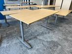 Elektrisch Kinnarps Bureau160x80xH62-85cm met kabelgoot,24st, Verzenden, Elektrisch, Gebruikt, Bureau