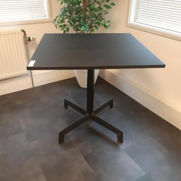 Resol Kantinetafel/Eettafel, Zwart, 79x79x72,5cm (bxdxh) 