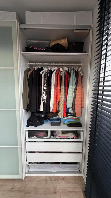 IKEA Pax Kast met glazen Schuifdeuren 236x200cm - afbeelding 6